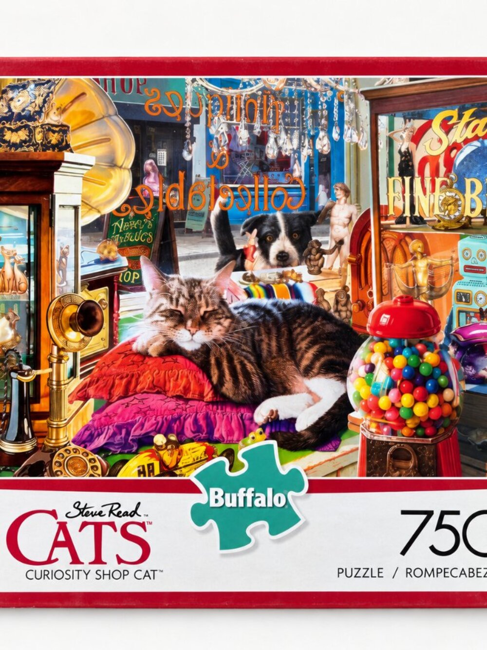 Buffalo Games Steve Read Curiosity Shop Cat 750-Piece Jigsaw Puzzle